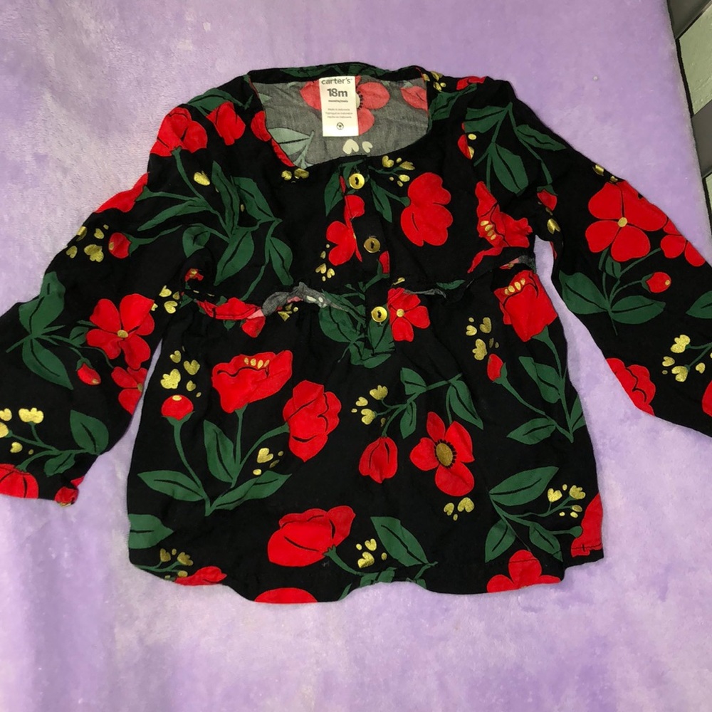 Carter’s floral blouse